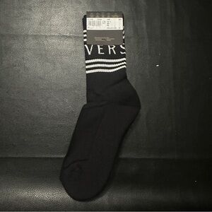 Versace black and white socks